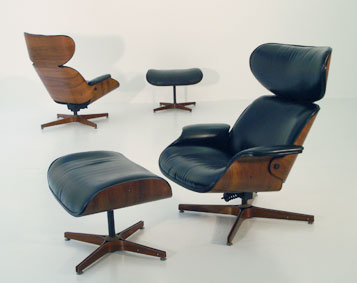 PAIR OF GEORGE MULHAUSER LOUNGE CHAIRS