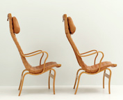 PAIR OF EVA HIGH BACK CHAIRS