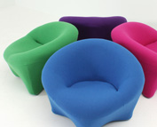 1970s EASY CHAIRS WITH NICE SHAPES