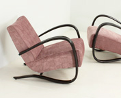 A PAIR OF LOUNGE CHAIRS BY J. HALABALA, 1930s