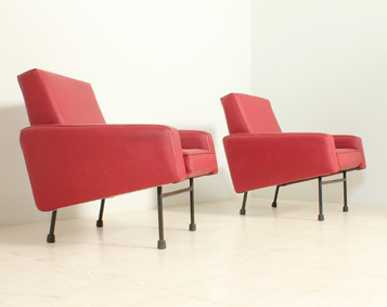 PAIR OF G10 ARMCHAIRS BY PIERRE GUARICHE