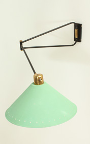 WALL LAMP BY MAISON LUNEL, 1950's
