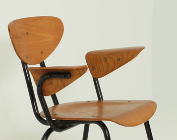 PLYWOOD OFFICE CHAIR FROM 1950's