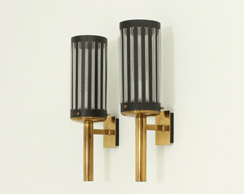 PAIR OF LARGE SCONCES FROM 1960'S