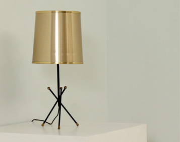 TRIPOD TABLE LAMP FROM 1950's, SPAIN