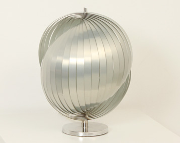 MOON TABLE LAMP BY HENRI MATHIEU, FRANCE, 1972
