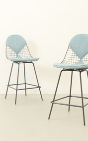 WIRE BIKINI STOOLS BY CHARLES AND RAY EAMES