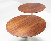 A PAIR OF ARKANA ROSEWOOD TABLES