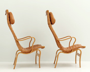 PAIR OF EVA HIGH BACK CHAIRS