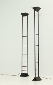 A PAIR OF L'ESCALA FLOOR LAMPS