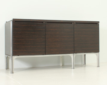 RARE RAYMOND LOEWY SIDEBOARD IN MACASSAR EBONY WOOD