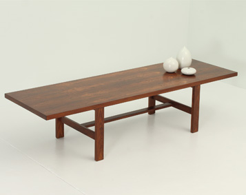 LARGE NORWEGIAN COFFEE TABLE IN RIO ROSEWOOD