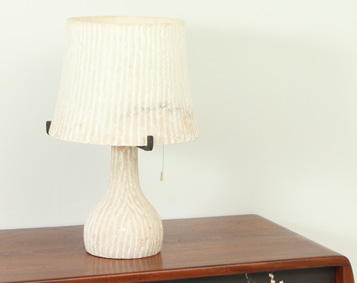 ALABASTER TABLE LAMP FROM 1950'S, SPAIN