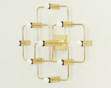 LARGE CHANDELIER BY SCIOLARI, ITALY, 1970's