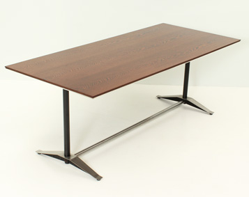 ALBERTO ROSSELLI DINING TABLE IN WENGE WOOD