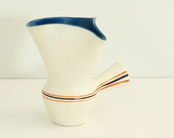 ROGER CAPRON CERAMIC PITCHER, 1950's