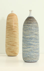 PAIR OF CERAMIC VASES BY JOAN CARRILLO, SPAIN