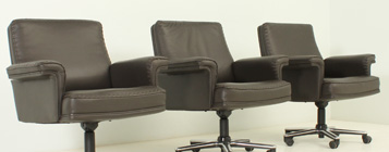 DS 35 ARMCHAIRS BY DE SEDE, SWITZERLAND