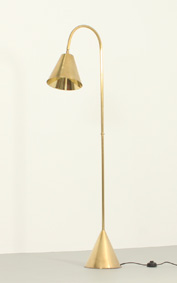 BRASS FLOOR LAMP BY VALENTI, SPAIN, 1950's