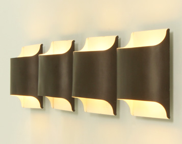 FOUR SCONCES MODEL 2031 BY DIETER WITTE AND ROLF KRÜGER FOR STAFF