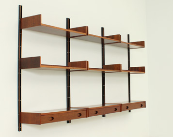 WALL UNIT BY GIANFRANCO FRATTINI FOR BERNINI