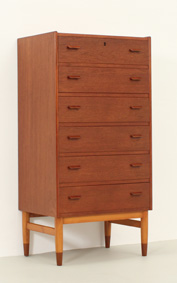 CHEST OF DRAWERS BY CARL AAGE SKOV FOR MUNCH MØBLER, 1957