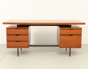 EXECUTIVE DESK BY PIERRE GUARICHE FOR LES HUCHERS-MINVIELLE, 1962