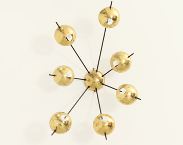 WALL OR CEILING SCONCE MODEL 2055/7 BY STILNOVO, ITALY, 1950's