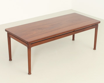 COFFEE TABLE IN TEAK WOOD BY KAI LYNGFELDT LARSEN FOR SØBORG