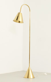 BRASS FLOOR LAMP FROM 1950's BY VALENTI, SPAIN