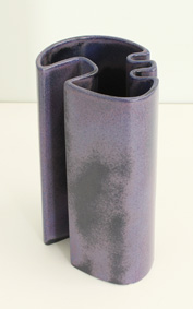 MULTIFACED CERAMIC VASE BY ANGELO MANGIAROTTI