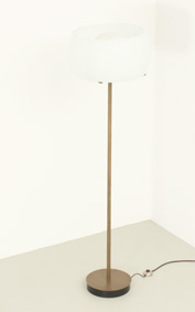 CLITUNNO FLOOR LAMP IN BRONZE EDITION BY VICO MAGISTRETTI FOR ARTEMIDE, 1963