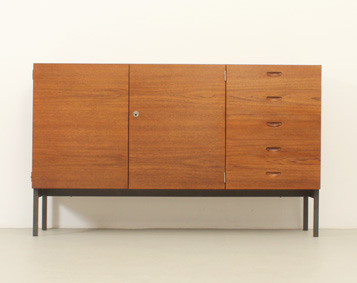 TEAK SIDEBOARD BY HERBERT HIRCHE FOR HOLZÄPFEL, GERMANY