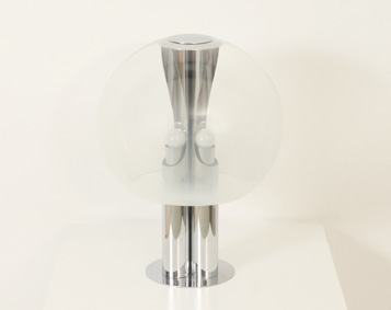 LARGE TABLE LAMP BY SELENOVA, ITALY, 1970's