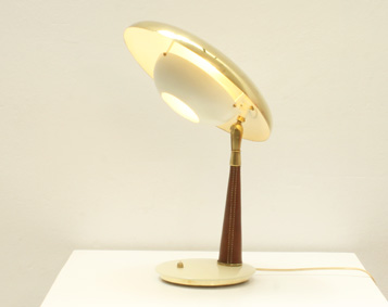 ANGELO LELII TABLE LAMP BY ARREDOLUCE, ITALY, 1956