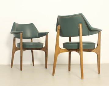 PAIR OF ARM CHAIRS BY JORDI VILANOVA, SPAIN, 1960's