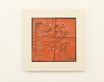 CERAMIC WALL RELIEF BY ANDRES GALDEANO AND ANGEL GRAVALOS, SPAIN, 1960's