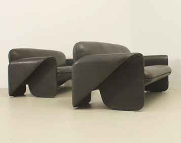 DS125 SOFAS BY GERD LANGE FOR DE SEDE, SWITZERLAND, 1978